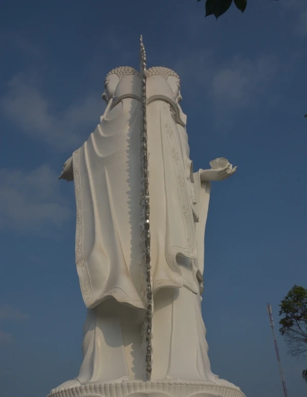 Tôn tượng Đức A Di Đà song diện